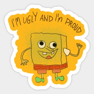 spongebob funny Sticker